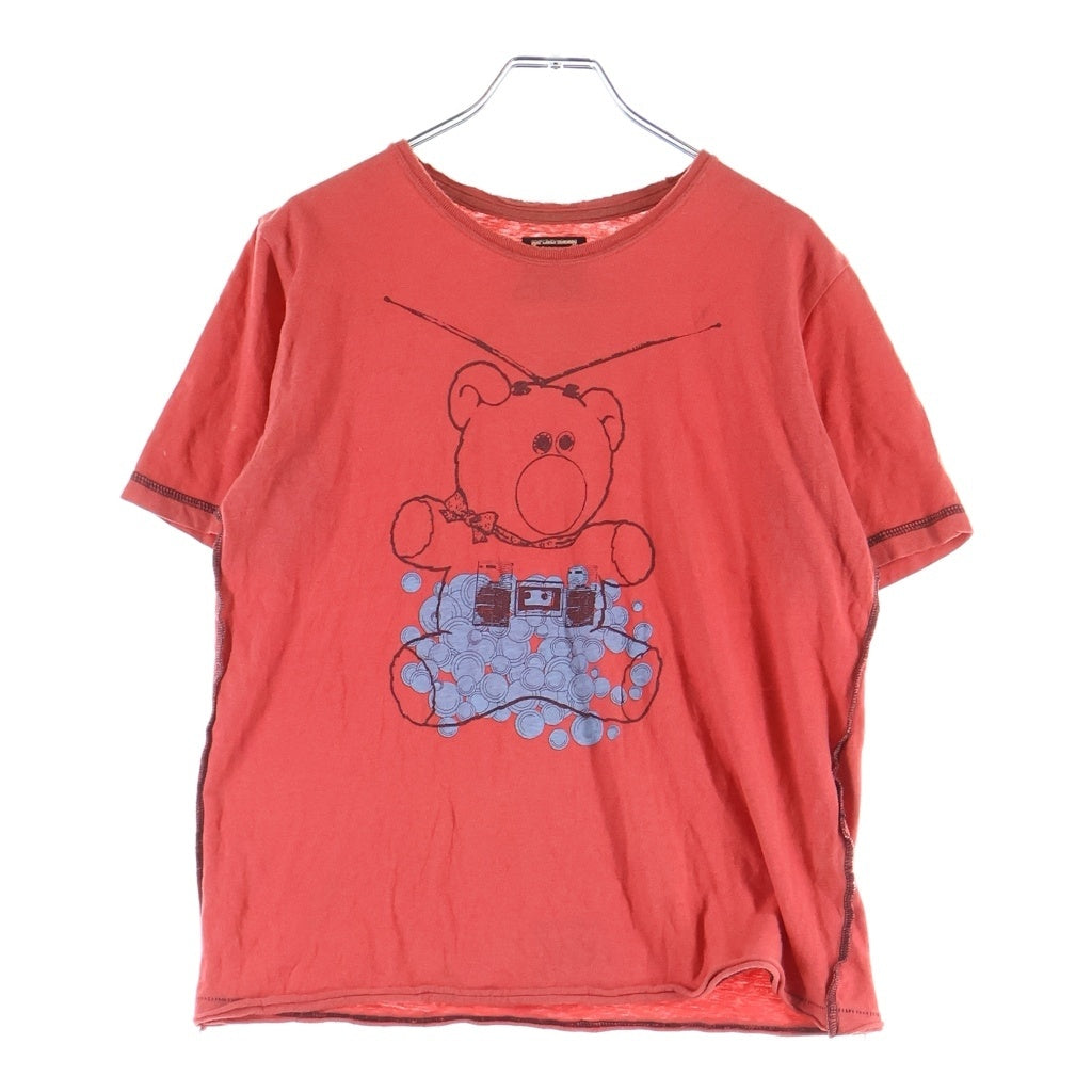 UNDERCOVER(アンダーカバー) 03SS SCAB期 インサイドアウト 半袖Tシャツ カットソー レッド