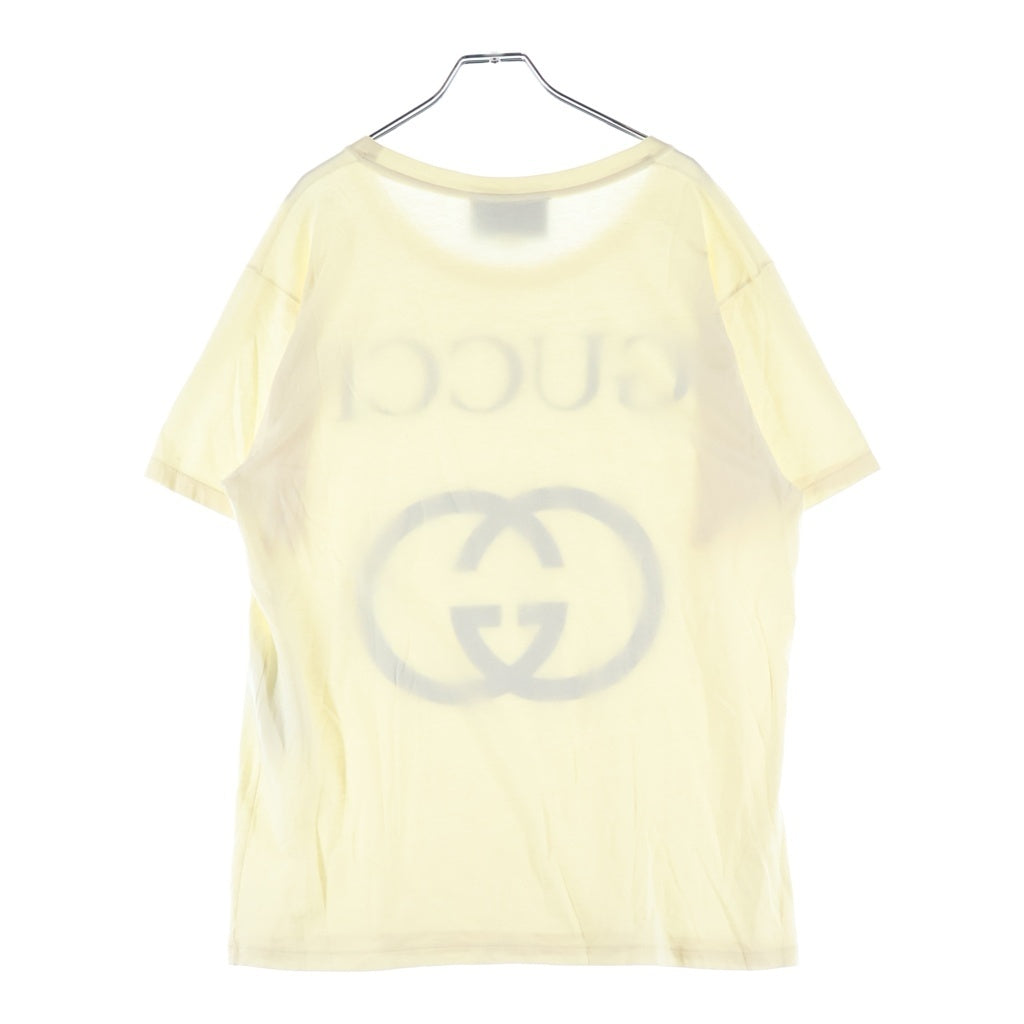 GUCCI(グッチ) インターロッキングG プリント 半袖Tシャツ カットソー アイボリー 493117 X3Q35