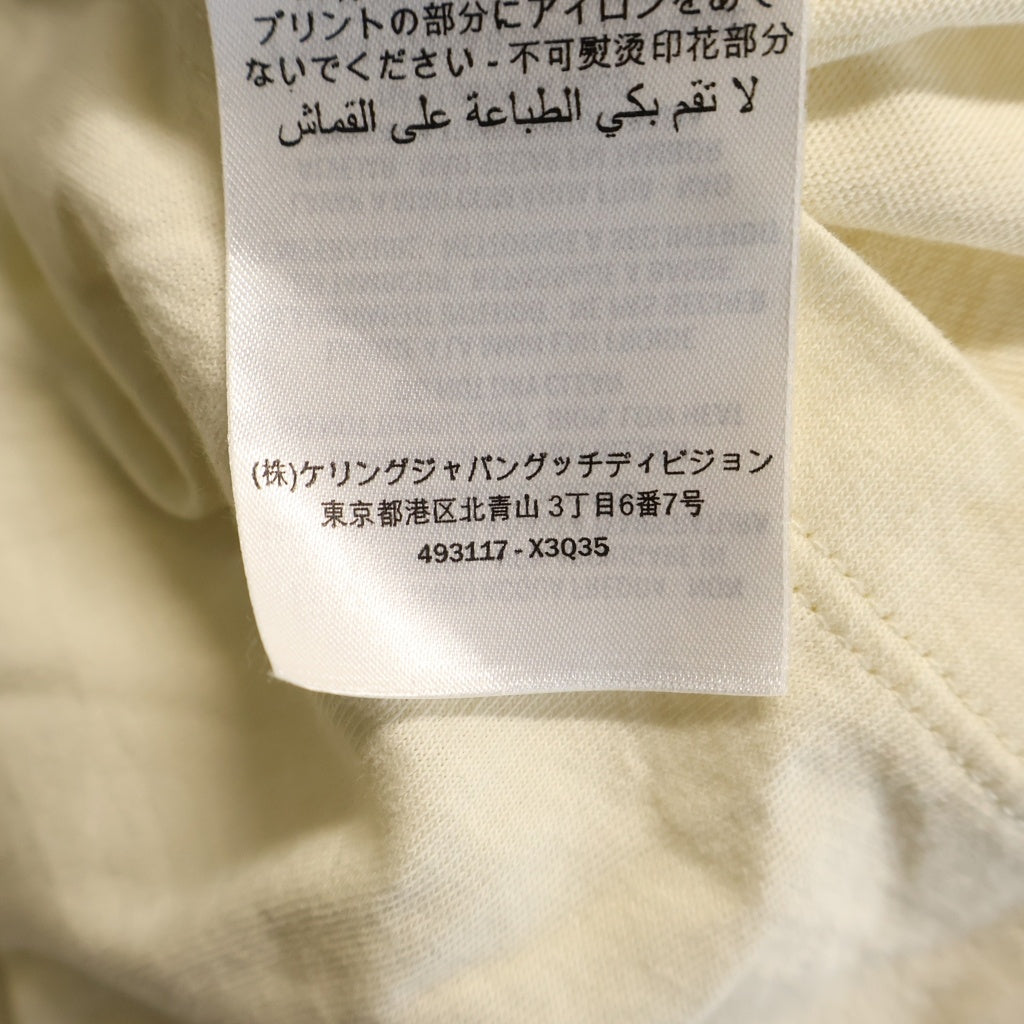 GUCCI(グッチ) インターロッキングG プリント 半袖Tシャツ カットソー アイボリー 493117 X3Q35