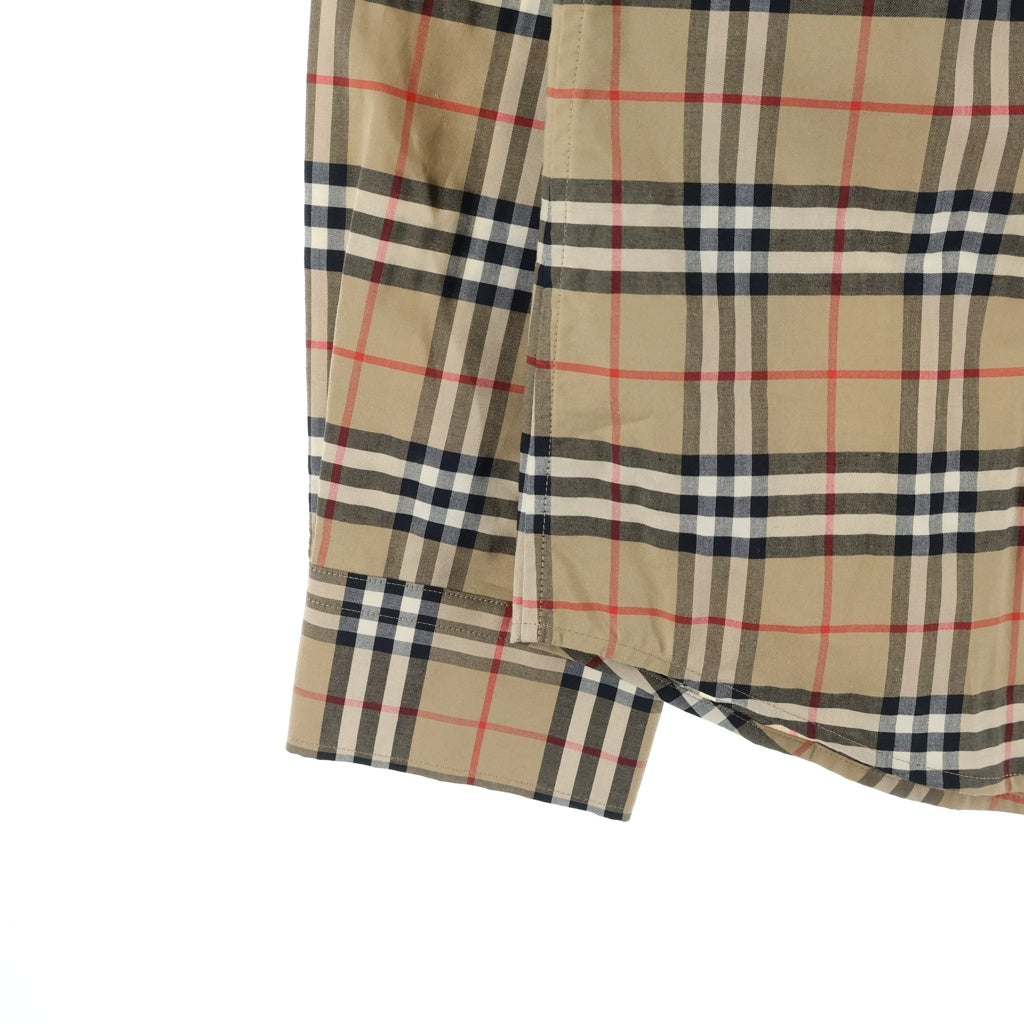 BURBERRY(バーバリー) ノバチェック コットン 長袖シャツ ベージュ 8020966
