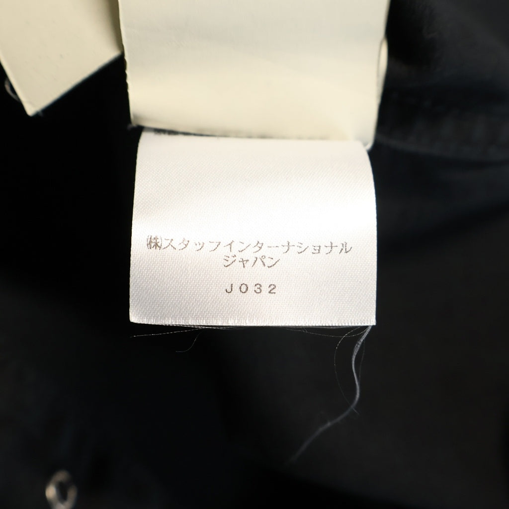 DSQUARED2(ディースクエアード) バックロゴプリント トラッカーデニムジャケット ブラック S79AM0002 S39781