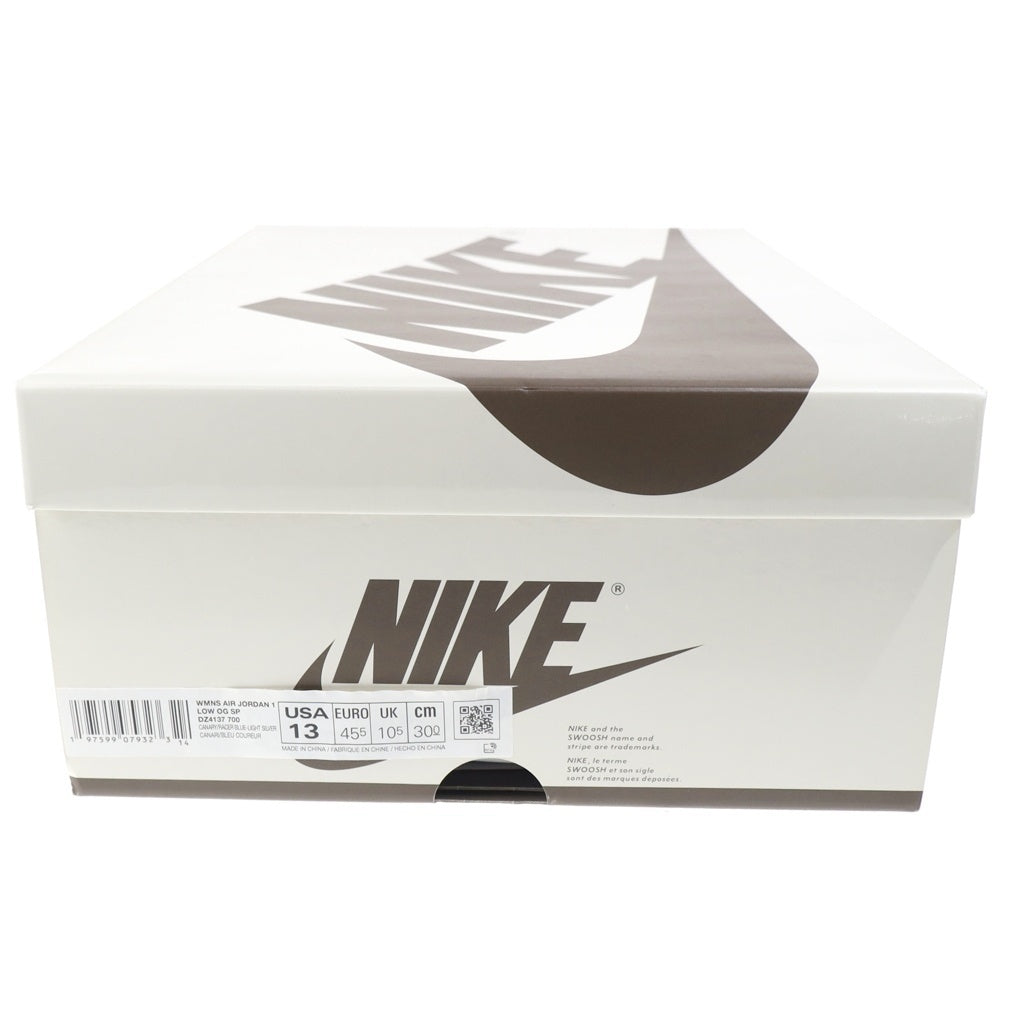 NIKE(ナイキ) ×TRAVIS SCOTT WMNS AIR JORDAN 1 RETRO LOW OG CANARY トラヴィススコット ウィメンズ エアジョーダン1 ローカットスニーカー イエロー US10.5/30cm DZ4137-700