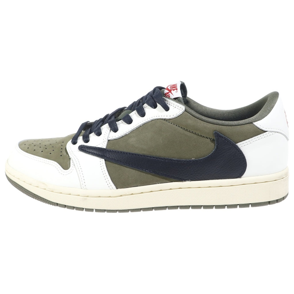 NIKE(ナイキ) ×TAVIS SCOTT AIR JORDAN1 LOW OG SP エアジョーダン1 ローカットスニーカー カーキ US11.5/29.5cm DM7866-200