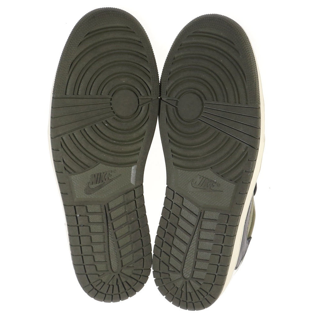 NIKE(ナイキ) ×TAVIS SCOTT AIR JORDAN1 LOW OG SP エアジョーダン1 ローカットスニーカー カーキ US11.5/29.5cm DM7866-200