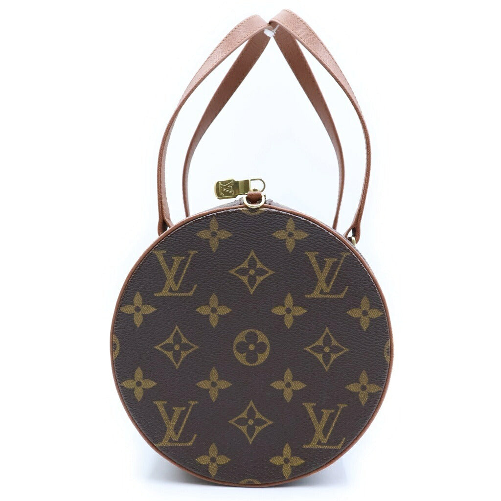 LOUIS VUITTON(ルイヴィトン) モノグラム パピヨン30 ボストンバッグ ハンドバッグ ブラウン レザー×PVC M51365