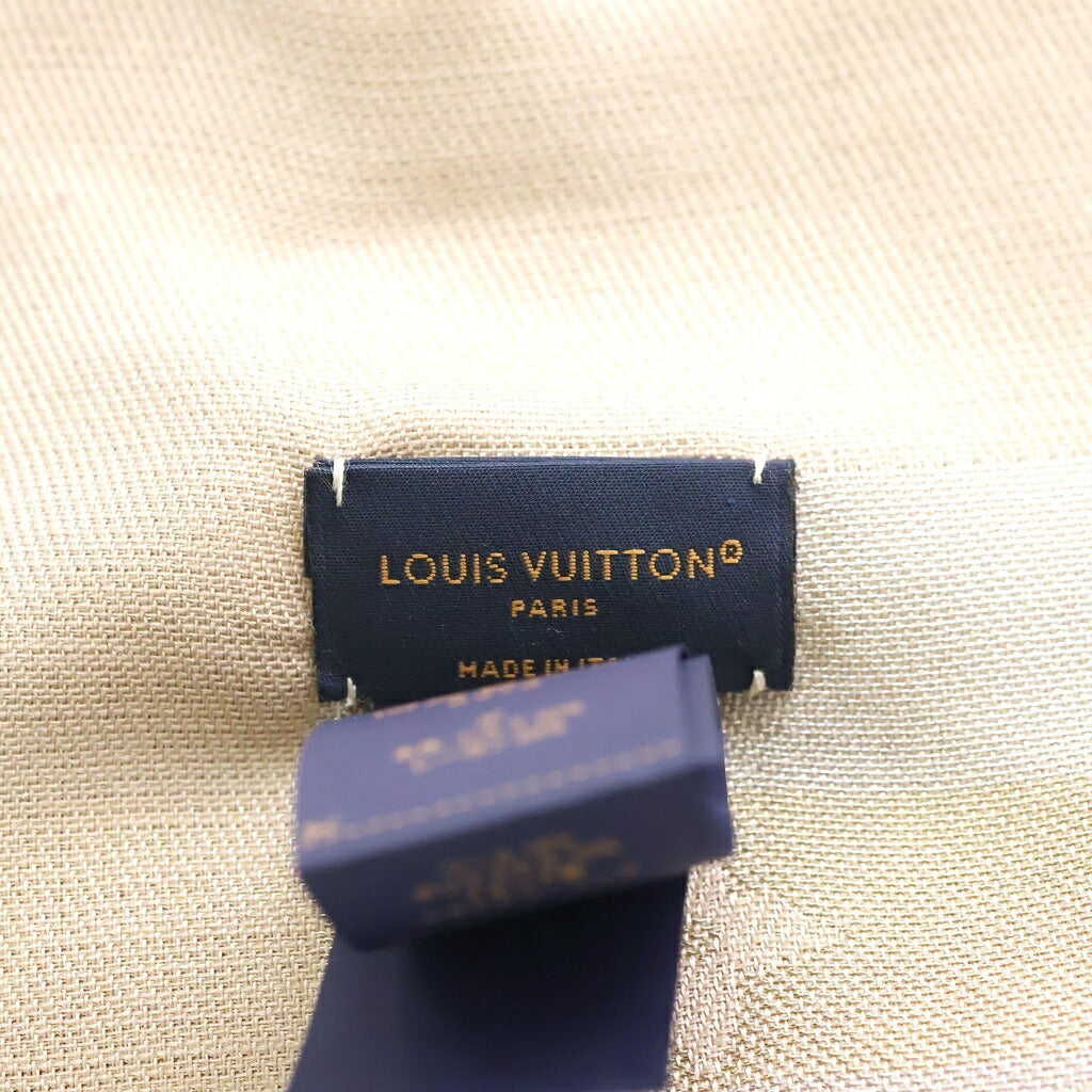 LOUIS VUITTON(ルイヴィトン) モノグラム ソーシャイン フリンジストール ベージュ×メタリック M76337