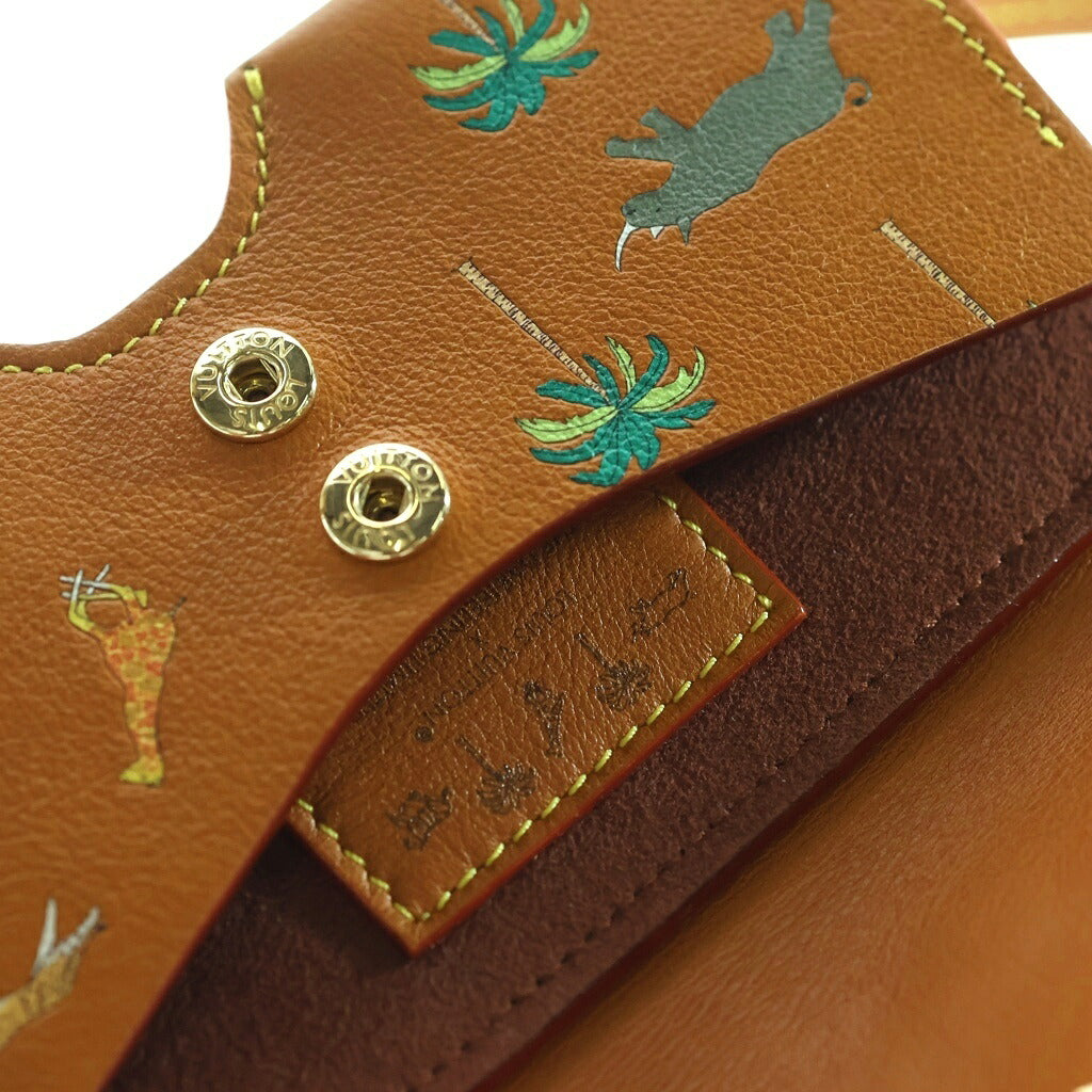LOUIS VUITTON(ルイヴィトン) ザ・ダージリン・リミテッド サングラスホルダー メガネホルダー ショルダー ブラウン レザー M03682