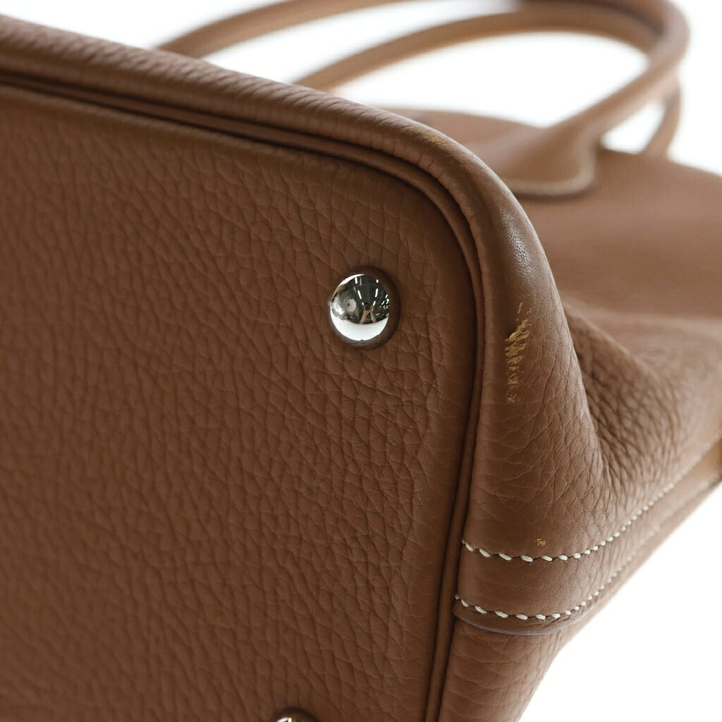 HERMES(エルメス) ボリード31 ハンドバッグ ショルダーバッグ 2way シルバー金具 □Q刻印 トリヨンクレマンス ゴールド