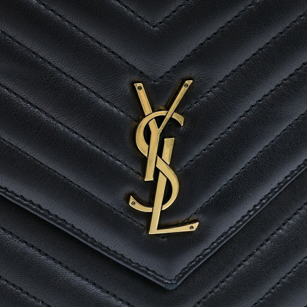 SAINT LAURENT PARIS(サンローランパリ) ジョー バックパック リュックサック ブラック ラムスキン 672609 ゴールド金具