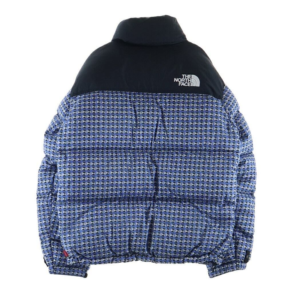 SUPREME(シュプリーム) 21SS STUDDED NUPTSE JACKET スタッズ ヌプシ ジャケット ロイヤル ブラック×ブルー ND421001