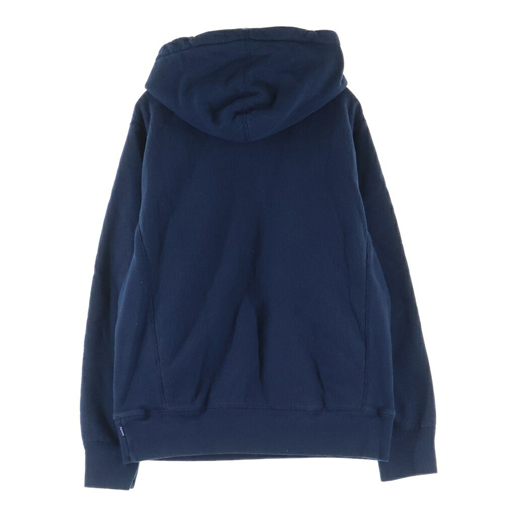 SUPREME(シュプリーム) パーフォレーテッド レザー フーディ パーカー ネイビー RN101837