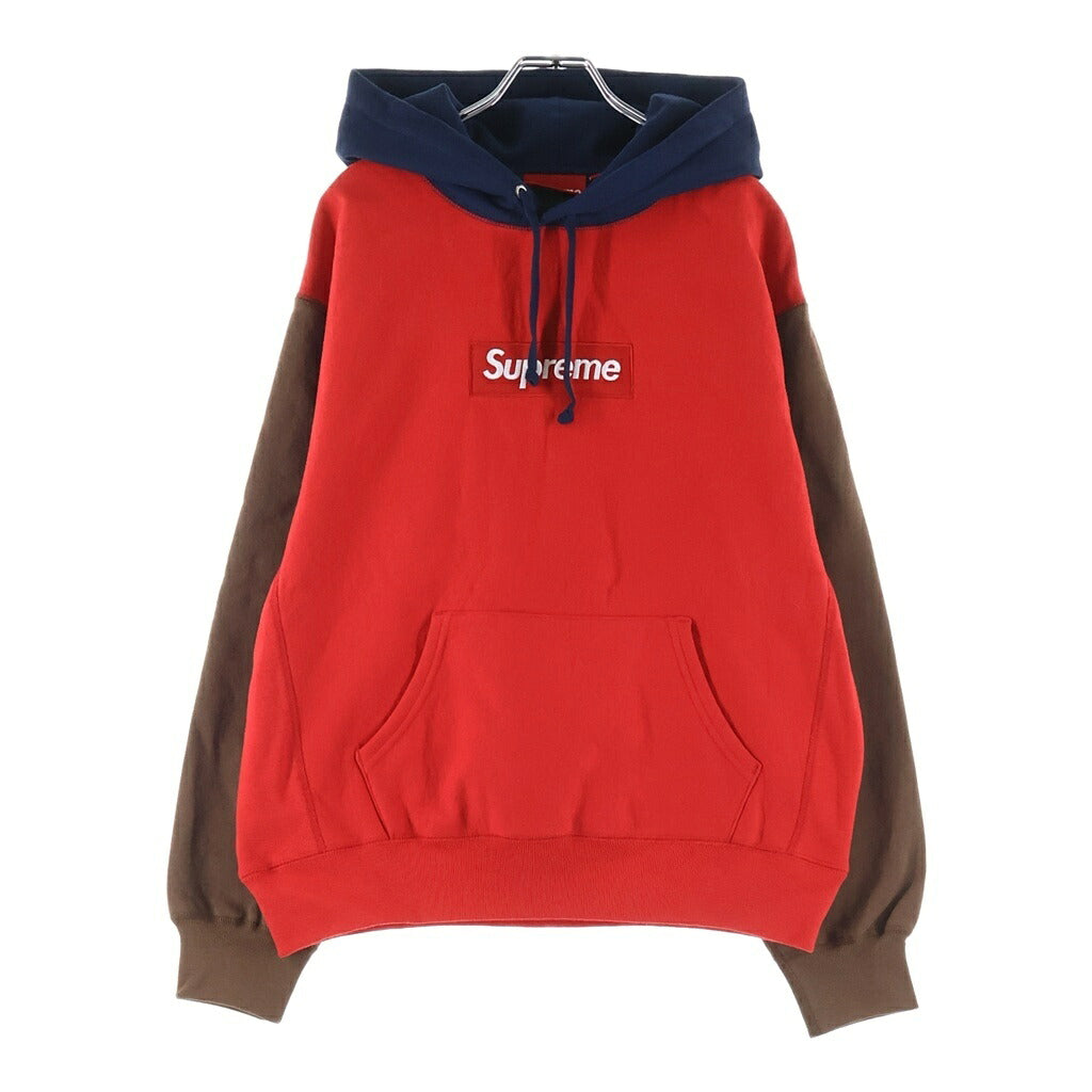 SUPREME(シュプリーム) 24AW ボックスロゴ パーカー フーディー レッド×ブラウン RN101837