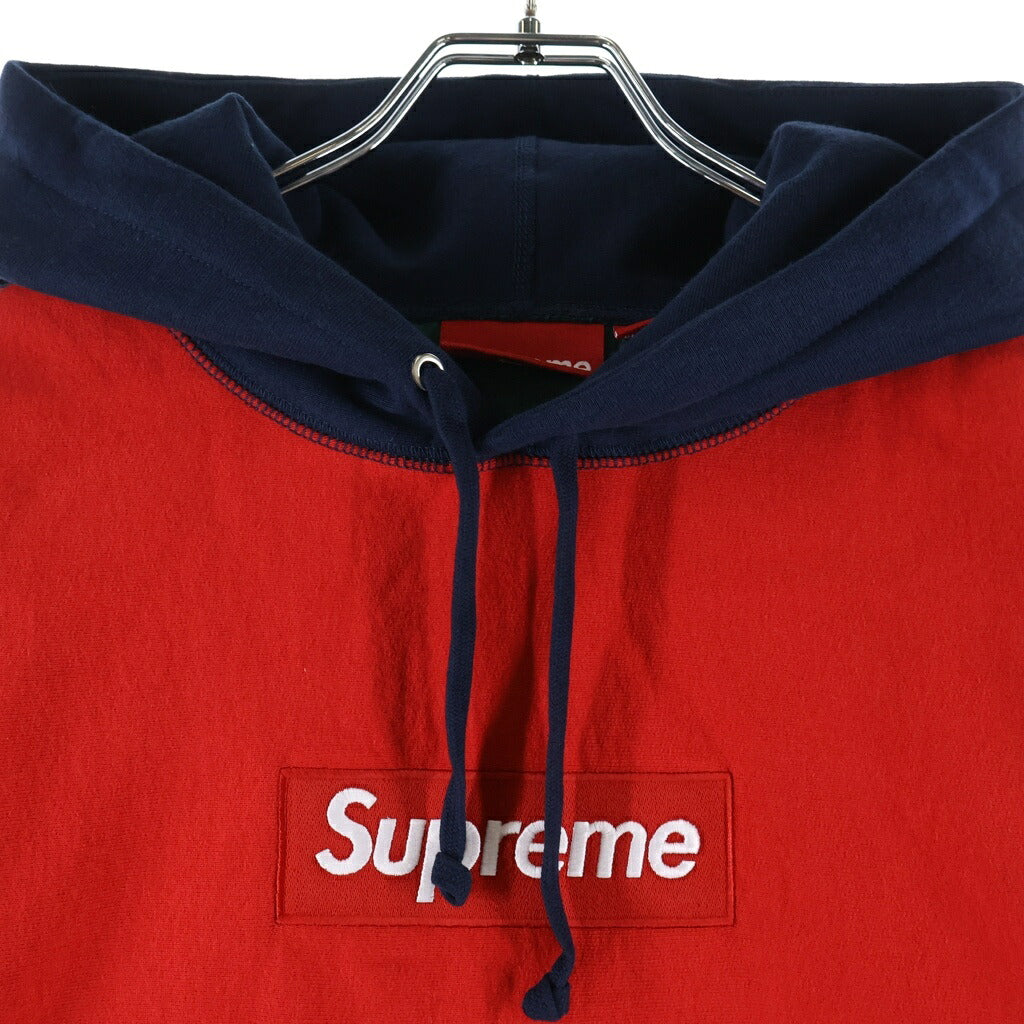 SUPREME(シュプリーム) 24AW ボックスロゴ パーカー フーディー レッド×ブラウン RN101837