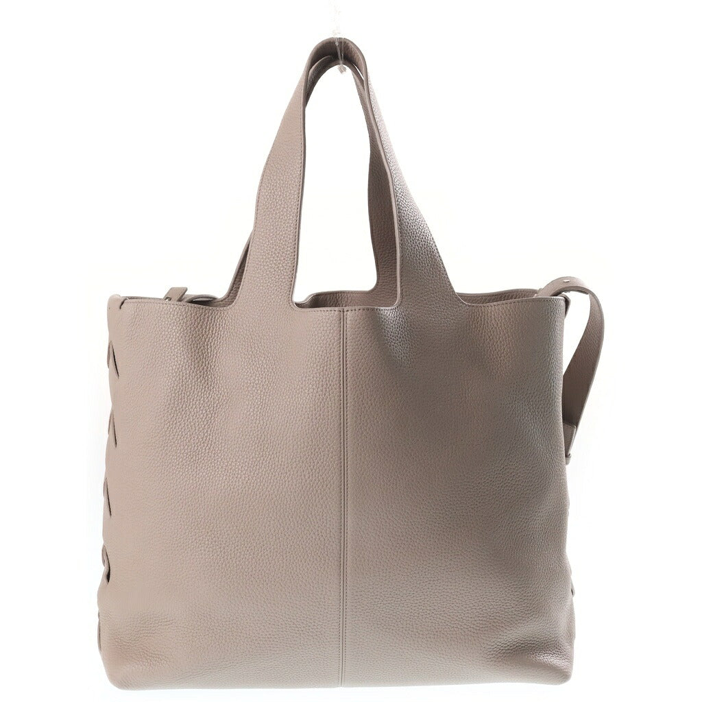 BOTTEGA VENETA(ボッテガヴェネタ) ディアゴ ラージ トートバッグ ハンドバッグ ベージュ レザー シルバー金具