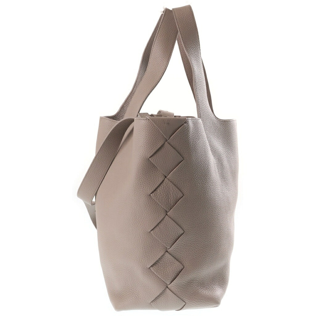 BOTTEGA VENETA(ボッテガヴェネタ) ディアゴ ラージ トートバッグ ハンドバッグ ベージュ レザー シルバー金具