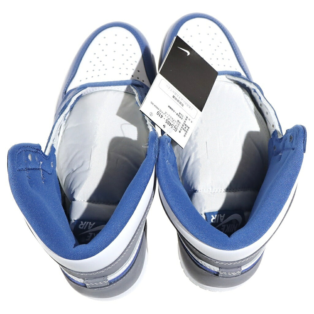 NIKE(ナイキ) AIR JORDAN 1 HIGH OG TRUE BLUE DZ5485-410 エアジョーダン1 トゥルーブルー ハイカットスニーカー ブルー/ホワイト US10/28cm