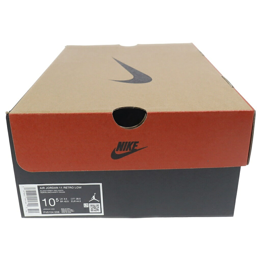 NIKE(ナイキ) AIR JORDAN 11 RETRO LOW BRED FV5104-006 エアジョーダン1 ブレッド ローカットスニーカー ブラック/レッド US10.5/28.5cm