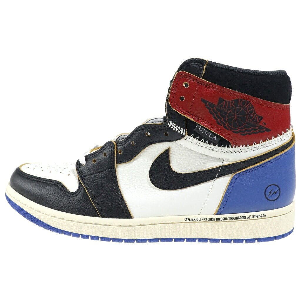 NIKE(ナイキ) ×fragment design ×UNION AIR JORDAN 1 RETRO HIGH OG SP IO7847-002 フラグメント ユニオン エアジョーダン1 レトロ ハイカットスニーカー マルチ US10.5/28.5cm