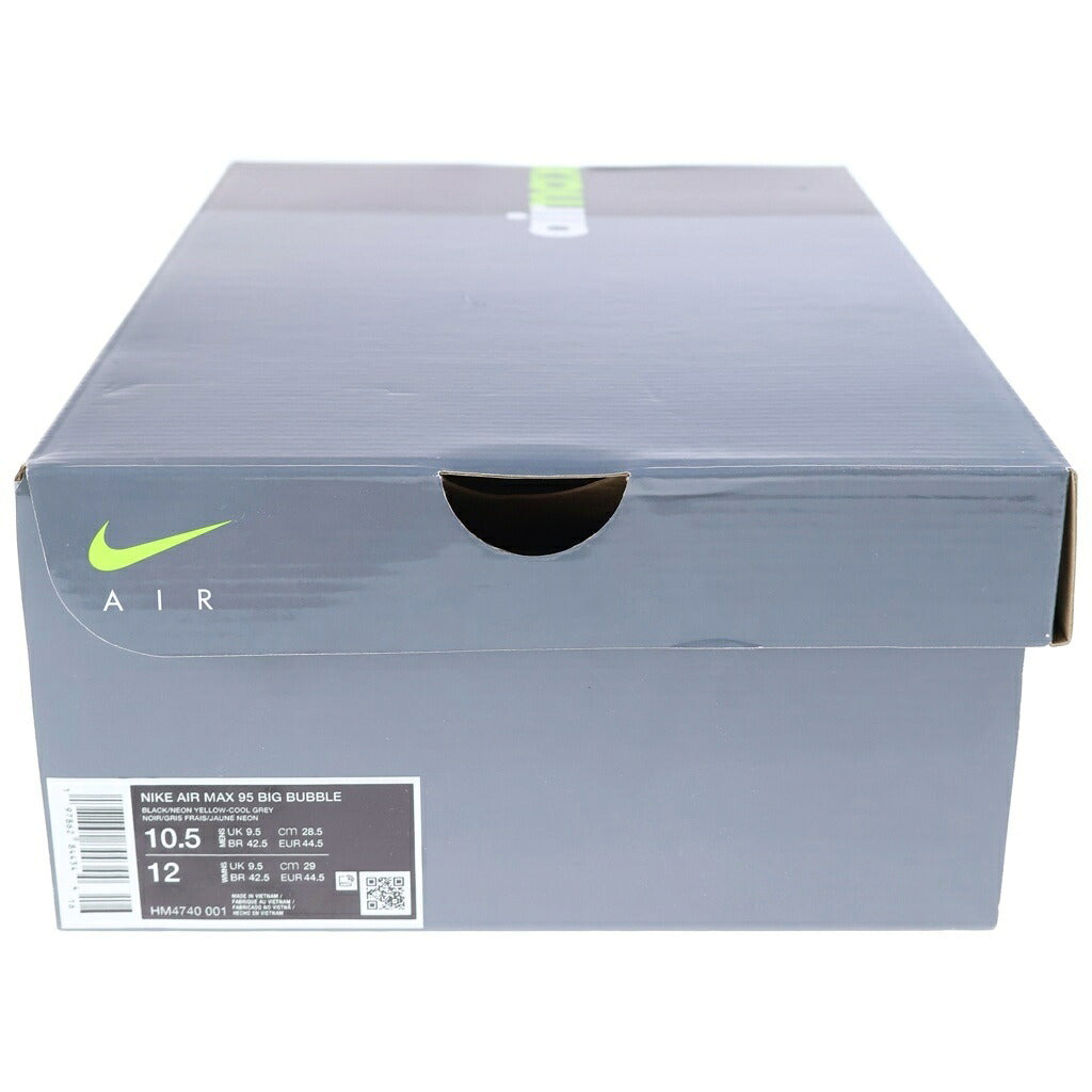 NIKE(ナイキ) AIR MAX 95 OG BIG BUBBLE NEON YELLOW HM4740-001 エアマックス95 ビッグバブル イエローグラデ ローカットスニーカー イエロー/グレー US10.5/28.5cm