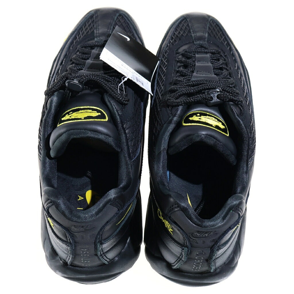 NIKE(ナイキ) ×CORTEIZ AIR MAX 95 BLACK AND TOUR YELLOW FB2709-003 コーテイズ エアマックス95 ローカットスニーカー ブラック/イエロー US11/29cm