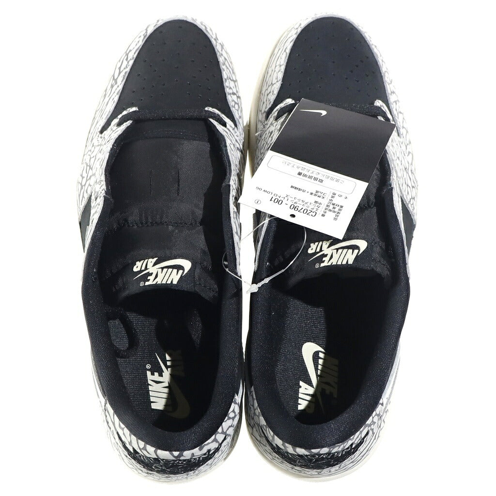 NIKE(ナイキ) AIR JORDAN 1 RETRO LOW OG BLACK CEMENT CZ0790-001 エアジョーダン1 ブラックセメント ローカットスニーカー ブラック/グレー US10.5/28.5cm