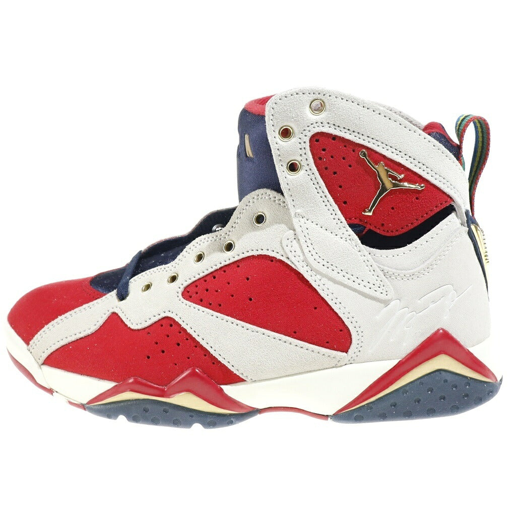 NIKE(ナイキ) TROPHY ROOM AIR JORDAN 7 TRUE RED AND OBSIDIAN DM1195-474 トロフィールーム エアジョーダン7 ハイカットスニーカー ホワイト/レッド US10/28cm