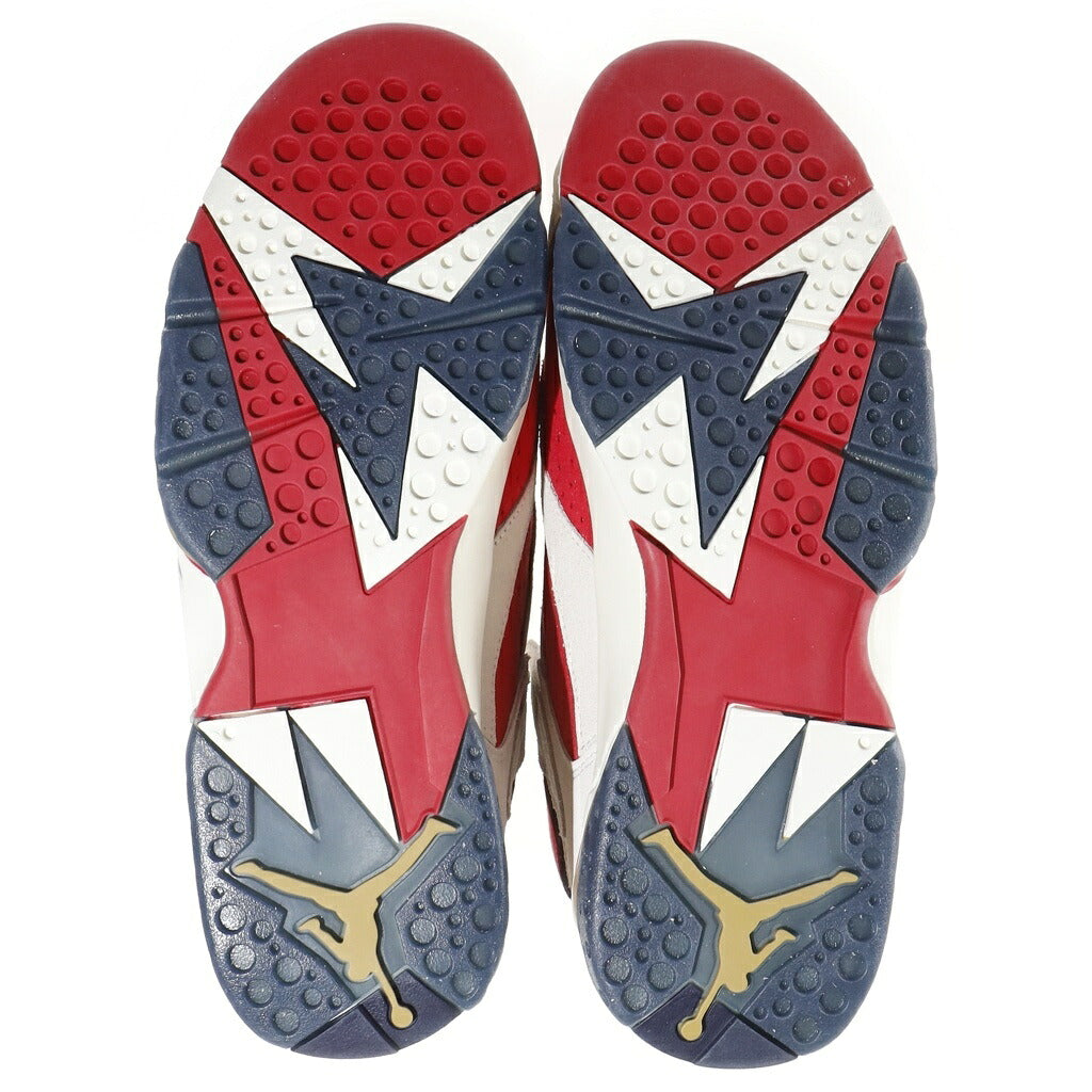 NIKE(ナイキ) TROPHY ROOM AIR JORDAN 7 TRUE RED AND OBSIDIAN DM1195-474 トロフィールーム エアジョーダン7 ハイカットスニーカー ホワイト/レッド US10/28cm