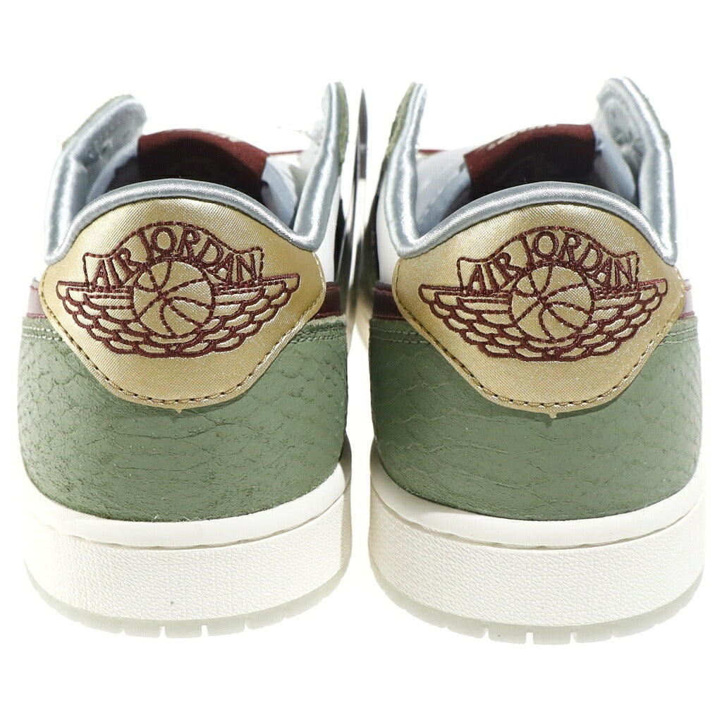 NIKE(ナイキ) AIR JORDAN 1 LOW OG CHINESE NEW YEAR/YEAR OF THE DRAGON FN3727-100 エアジョーダン1 チャイニーズニューイヤー/イヤーオブザドラゴン ローカットスニーカー グリーン/ホワイト US10.5/28.5cm