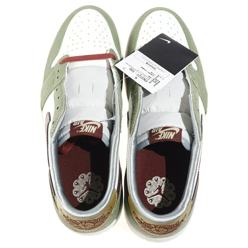 NIKE(ナイキ) AIR JORDAN 1 LOW OG CHINESE NEW YEAR/YEAR OF THE DRAGON FN3727-100 エアジョーダン1 チャイニーズニューイヤー/イヤーオブザドラゴン ローカットスニーカー グリーン/ホワイト US10.5/28.5cm