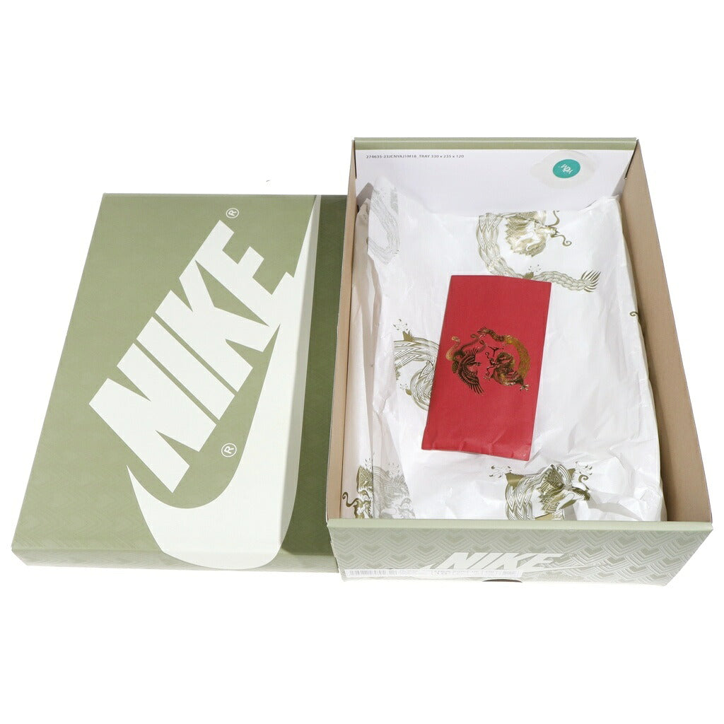 NIKE(ナイキ) AIR JORDAN 1 LOW OG CHINESE NEW YEAR/YEAR OF THE DRAGON FN3727-100 エアジョーダン1 チャイニーズニューイヤー/イヤーオブザドラゴン ローカットスニーカー グリーン/ホワイト US10.5/28.5cm