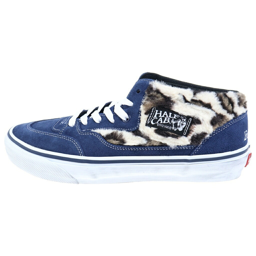 VANS(ヴァンズ) ×SUPREME LEOPARD HALF CAB シュプリーム レオパード ハーフキャブ ローカットスニーカー ネイビー US10.5/28.5cm VN0A5KYANVY