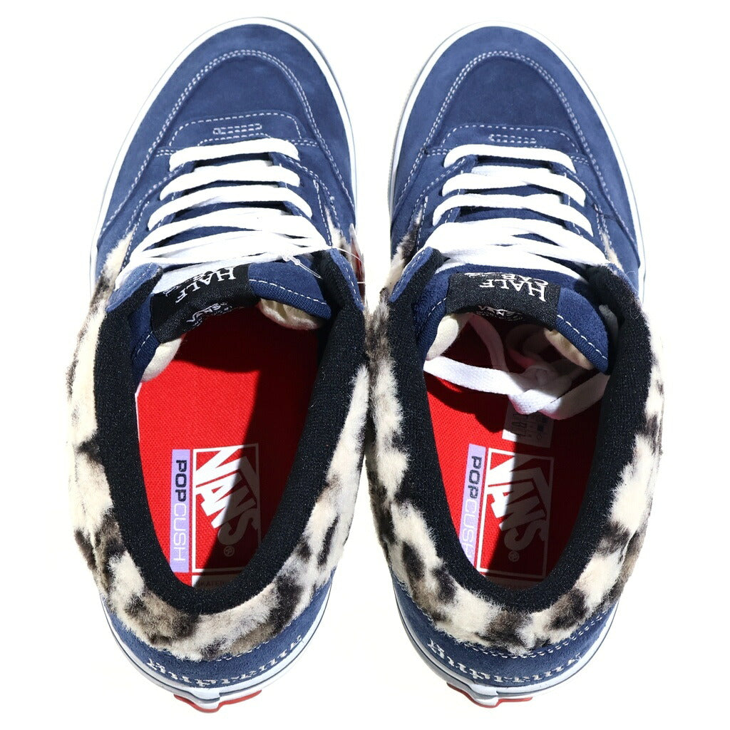 VANS(ヴァンズ) ×SUPREME LEOPARD HALF CAB シュプリーム レオパード ハーフキャブ ローカットスニーカー ネイビー US10.5/28.5cm VN0A5KYANVY