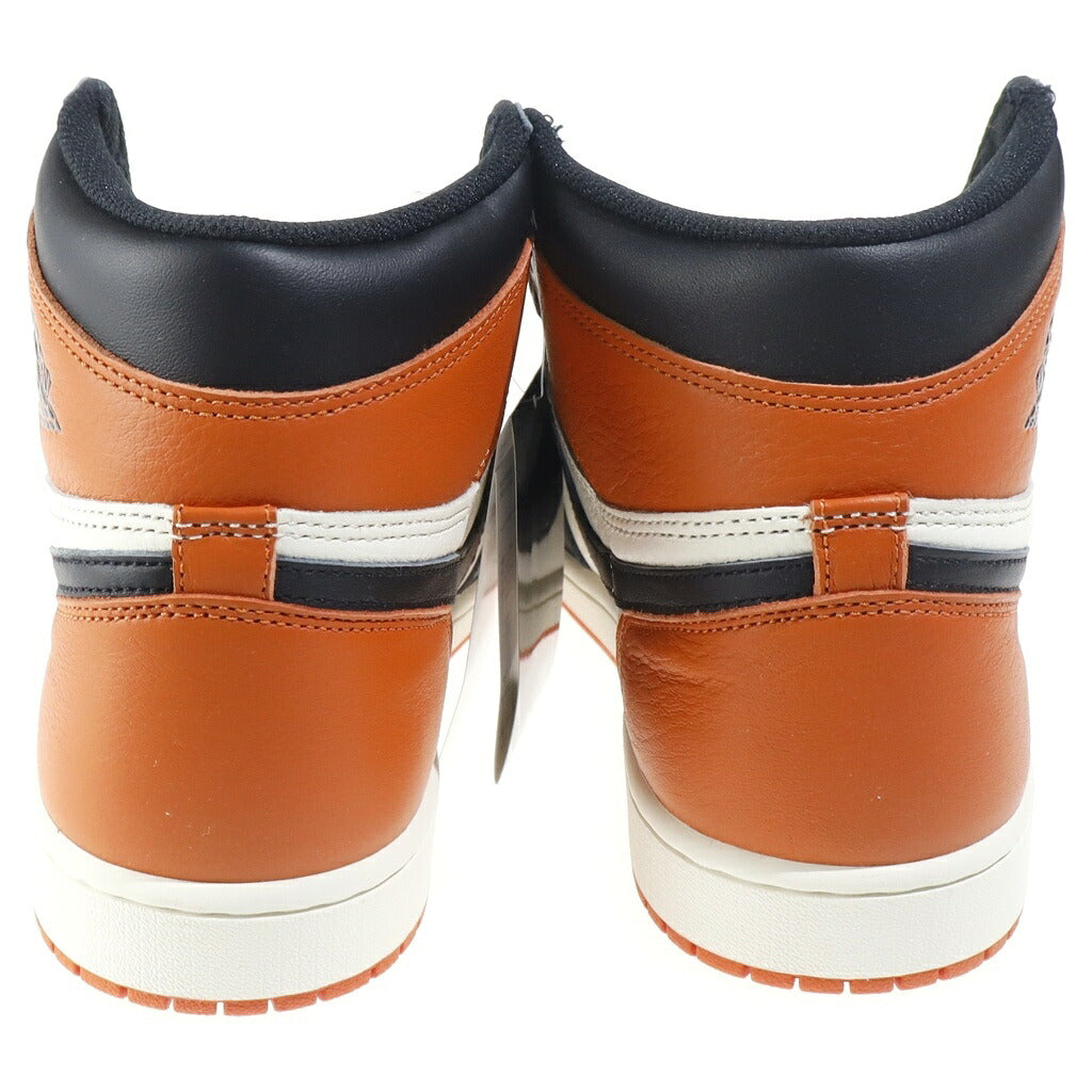 NIKE(ナイキ) AIR JORDAN 1 RETRO HIGH OG SHATTERED BACKBOARD DZ5485-008 エアジョーダン1 シャッタードバックボード ハイカットスニーカー オレンジ/ブラック/ホワイト US10.5/28.5cm