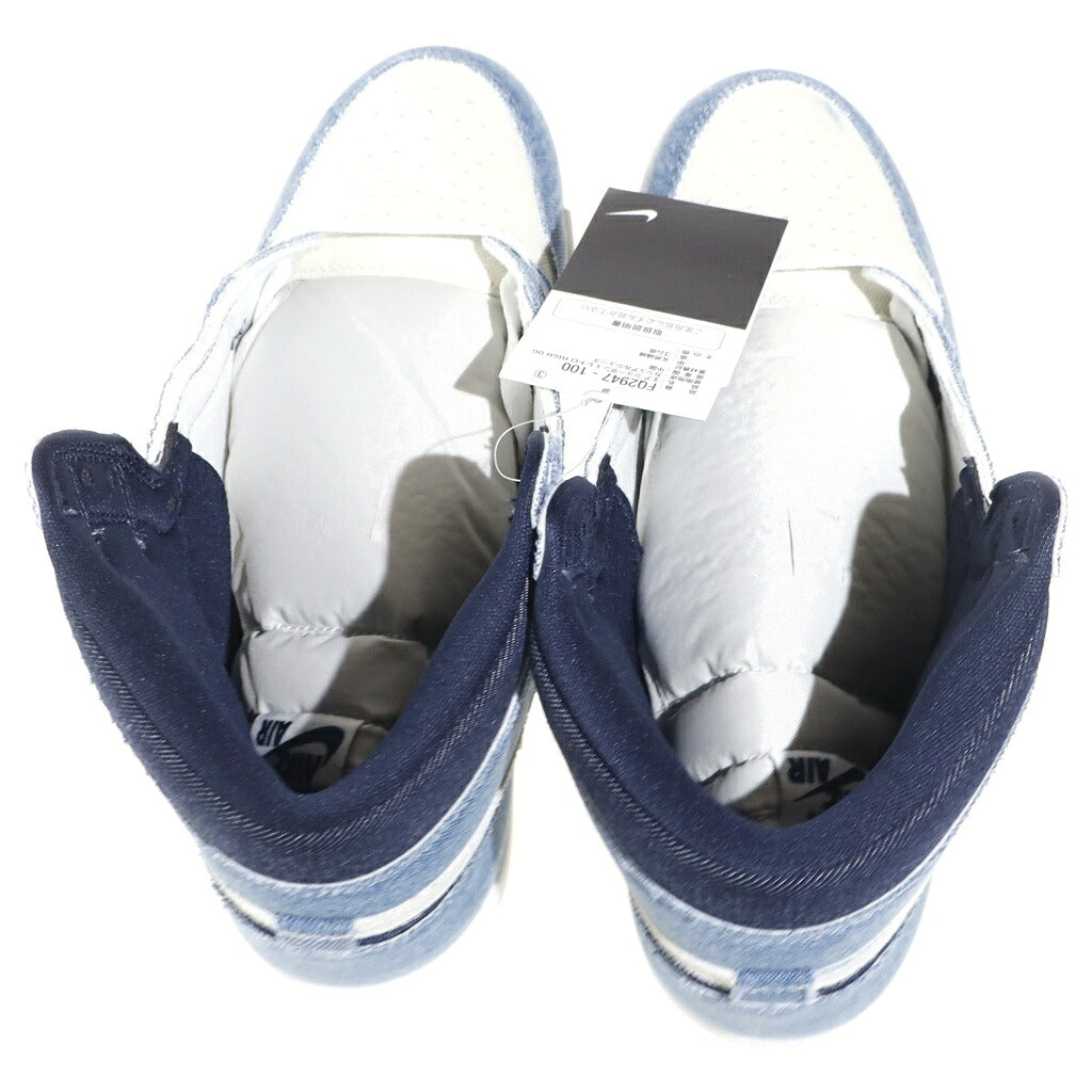 NIKE(ナイキ) AIR JORDAN 1 RETRO HIGH OG DENIM FQ2947-100 エアジョーダン1 レトロ デニム ハイカットスニーカー インディゴ US10.5/28.5cm