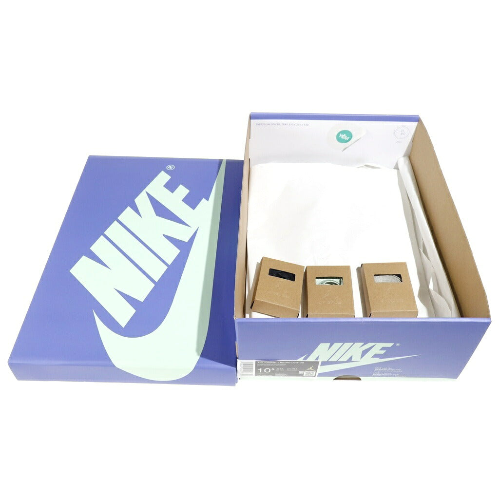 NIKE(ナイキ) ×ZION WILLIAMSON AIR JORDAN 1 LOW OG VOODOO ALTERNATE IH2309-500 ザイオン・ウィリアムソン エアジョーダン1 ブードゥーオルタネート ローカットスニーカー ブルー/パープル US10.5/28.5cm