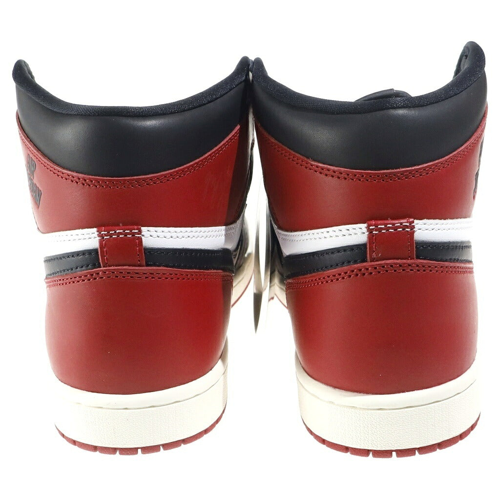 NIKE(ナイキ) AIR JORDAN 1 RETRO HIGH OG BLACK TOE REIMAGINED DZ5485-106 エアジョーダン1 ブラックトゥリマジンド ハイカットスニーカー レッド/ブラック/ホワイト US10.5/28.5cm