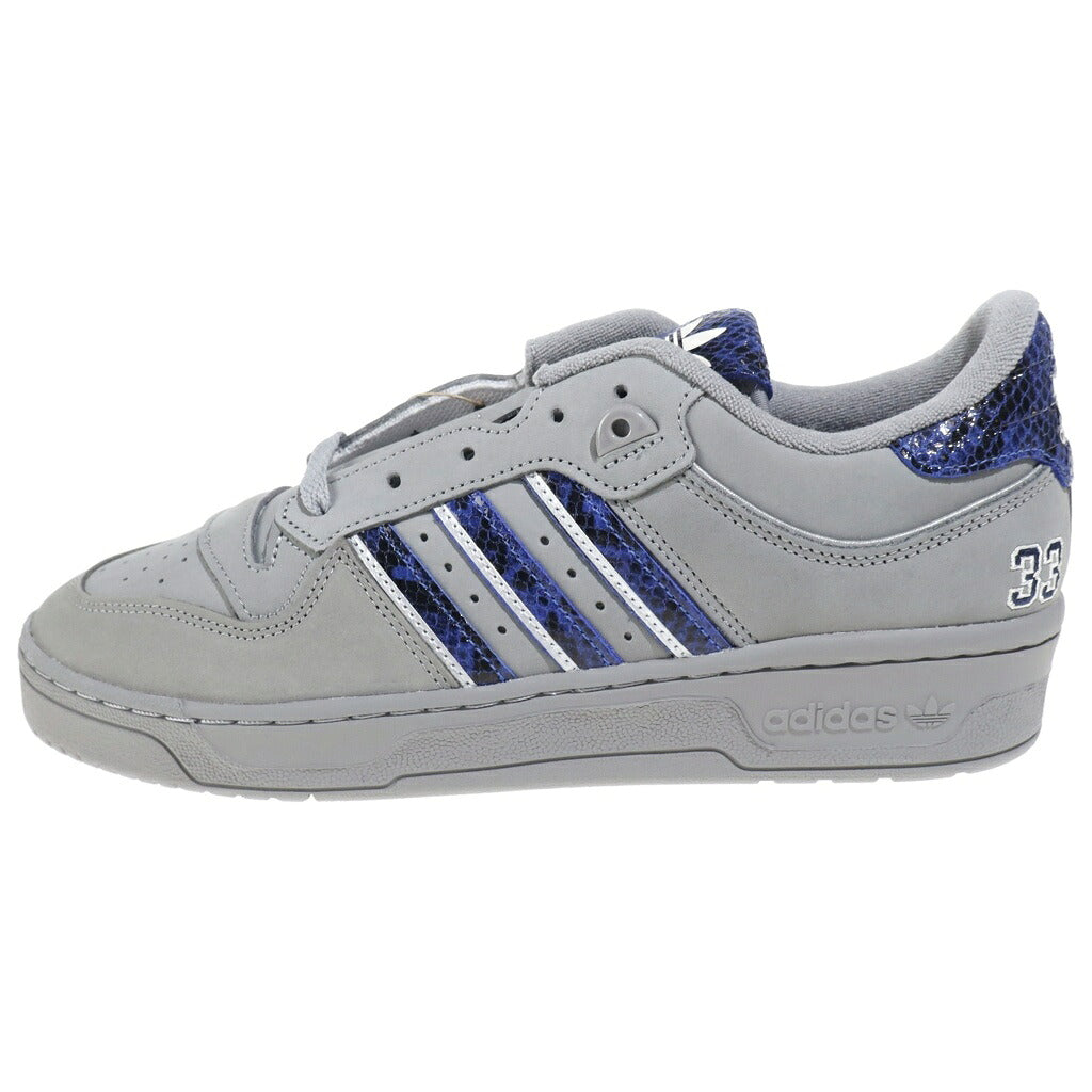 adidas(アディダス) ×ATMOS RIVALRY 86 CONCORD SNAKE ID7718 アトモス ライバルリー86 コンコルドスネーク ローカットスニーカー グレー/ブルー US10/28cm