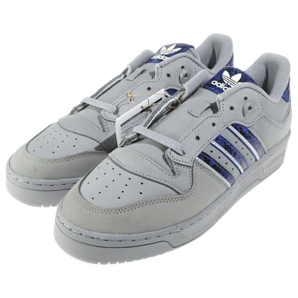 adidas(アディダス) ×ATMOS RIVALRY 86 CONCORD SNAKE ID7718 アトモス ライバルリー86 コンコルドスネーク ローカットスニーカー グレー/ブルー US10/28cm