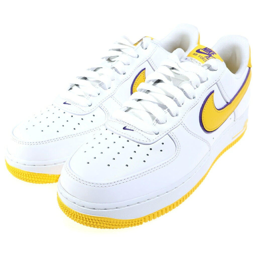 NIKE(ナイキ) ×KOBE BRYANT AIR FORCE 1 LOW RETRO QS FZ1151-100 コービーブライアント エアフォース1 ローカットスニーカー ホワイト/イエロー US10.5/28.5cm