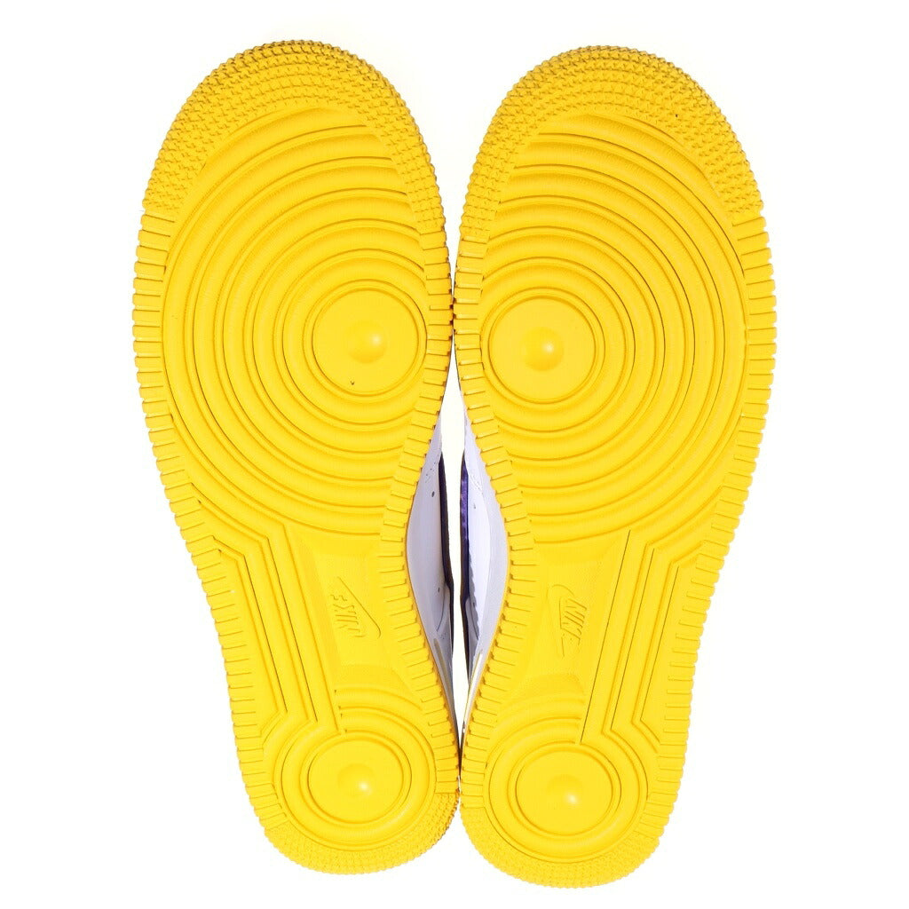 NIKE(ナイキ) ×KOBE BRYANT AIR FORCE 1 LOW RETRO QS FZ1151-100 コービーブライアント エアフォース1 ローカットスニーカー ホワイト/イエロー US10.5/28.5cm