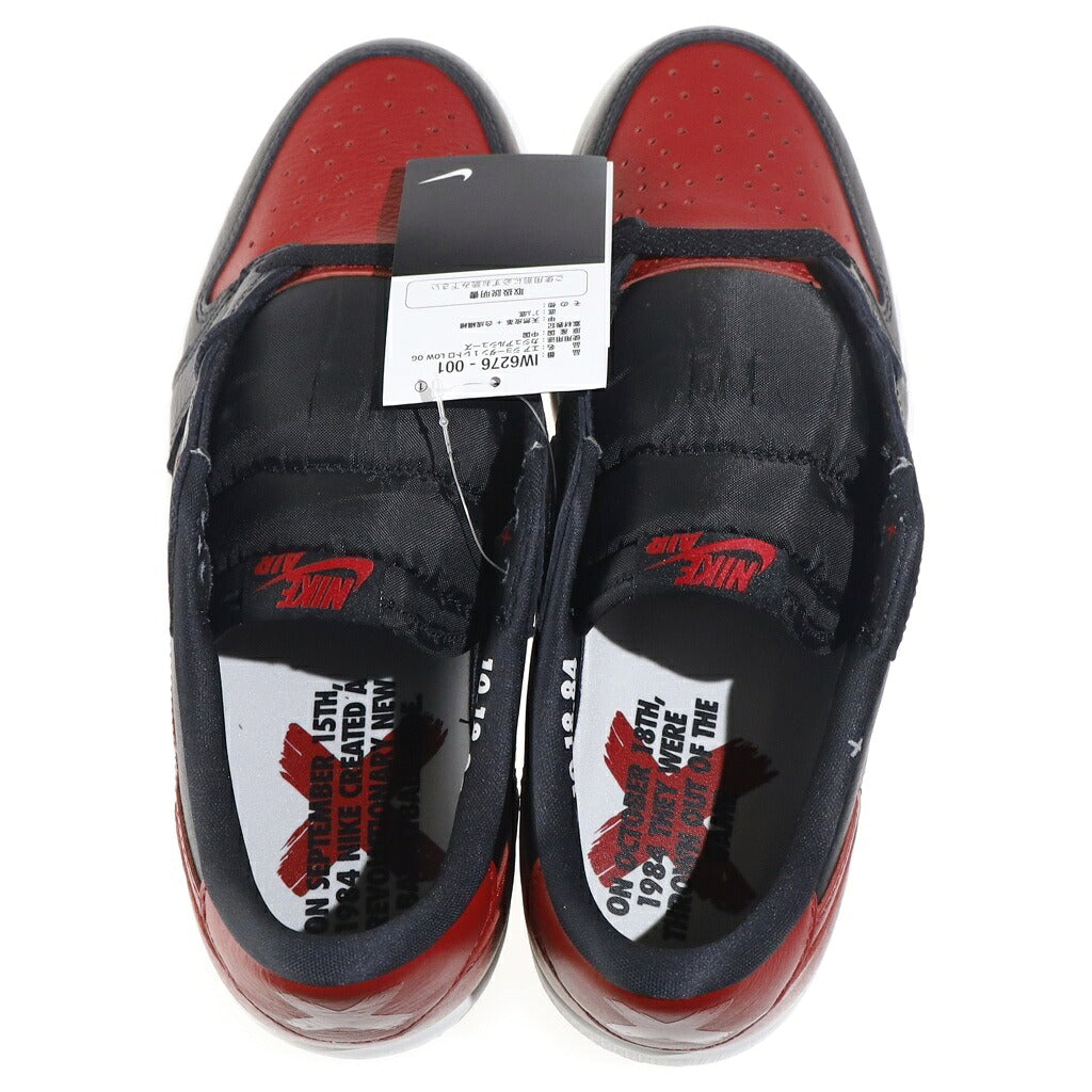 NIKE(ナイキ) AIR JORDAN 1 RETRO LOW OG BANNED IW6276-001 エアジョーダン1 バーンド ローカットスニーカー ブラック/レッド US10.5/28.5cm