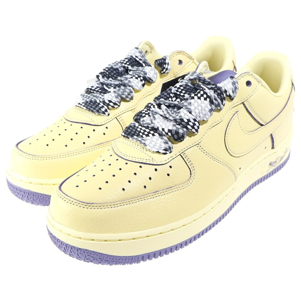 NIKE(ナイキ) ×KOBE BRYANT AIR FORCE 1 LOW PROTRO MAMBA MENTALITY HV9408-700 コービーブライアント エアフォース1 プロトロ マンバメンタリティ ローカットスニーカー イエロー/パープル US10.5/28.5cm