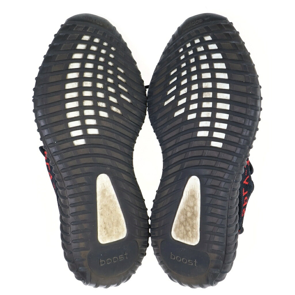 adidas(アディダス) YEEZY BOOST 350 V2 CORE BLACK/RED CP9652 イージーブースト 350V2 コアブラック ローカットスニーカー ブラック/レッド US8.5/26.5cm