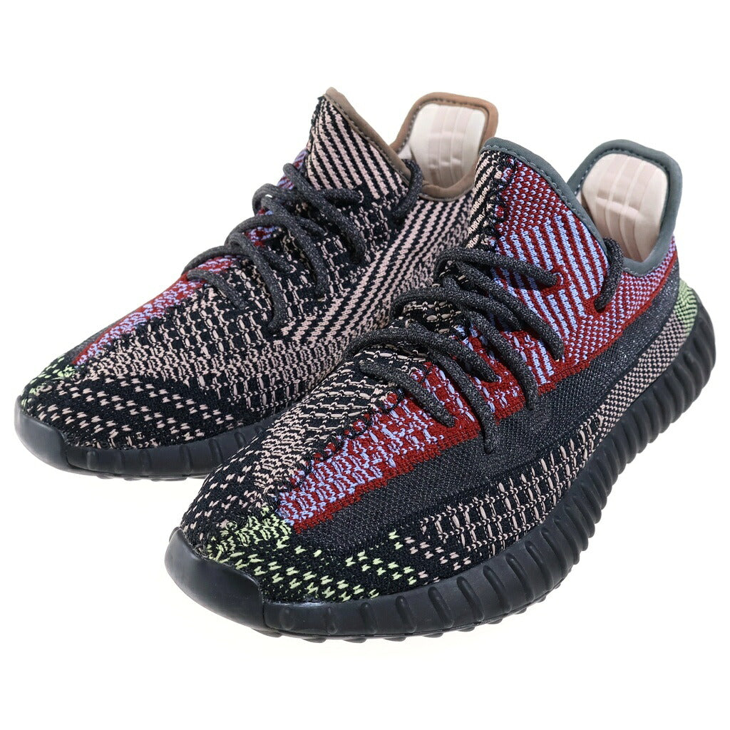 adidas(アディダス) YEEZY BOOST 350 V2 YECHEIL FW5190 イージーブースト 350V2 イェチェイル ローカットスニーカー ブラック/マルチ US8.5/26.5cm