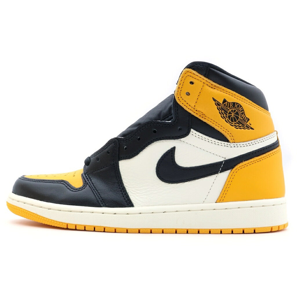 NIKE(ナイキ) AIR JORDAN 1 RETRO HIGH OG TAXI 555088-711 エアジョーダン1 レトロ タクシー ハイカットスニーカー イエロー/ホワイト/ブラック US8.5/26.5cm