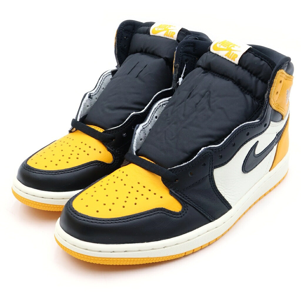 NIKE(ナイキ) AIR JORDAN 1 RETRO HIGH OG TAXI 555088-711 エアジョーダン1 レトロ タクシー ハイカットスニーカー イエロー/ホワイト/ブラック US8.5/26.5cm