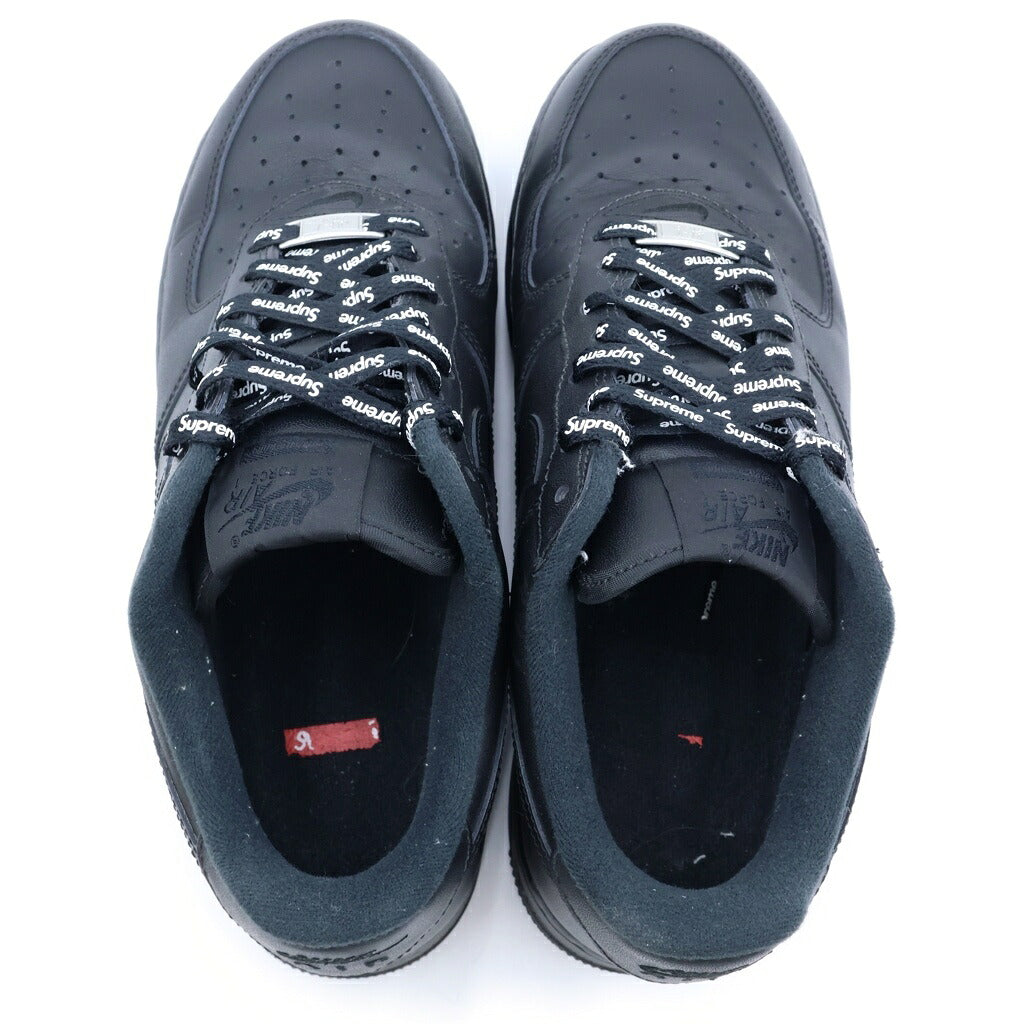 NIKE(ナイキ) ×SUPREME AIR FORCE 1 LOW CU9225-001 シュプリーム エアフォース1 ローカットスニーカー ブラック US8.5/26.5cm