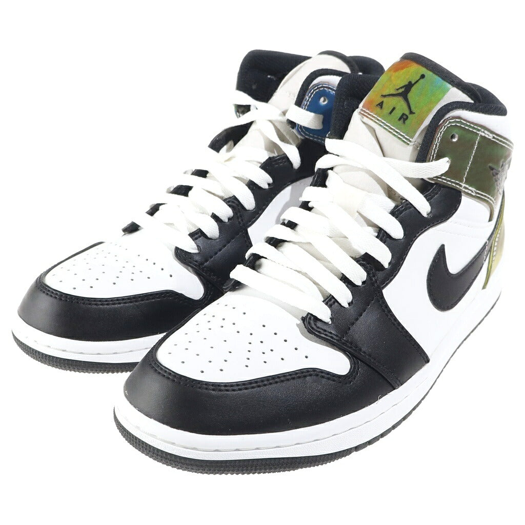 NIKE(ナイキ) AIR JORDAN 1 MID HEAT SENSITIVE PANELS DM7802-100 エアジョーダン1 ヒート センシティブ パネル ハイカットスニーカー ホワイト/ブラック/マルチ US8.5/26.5cm