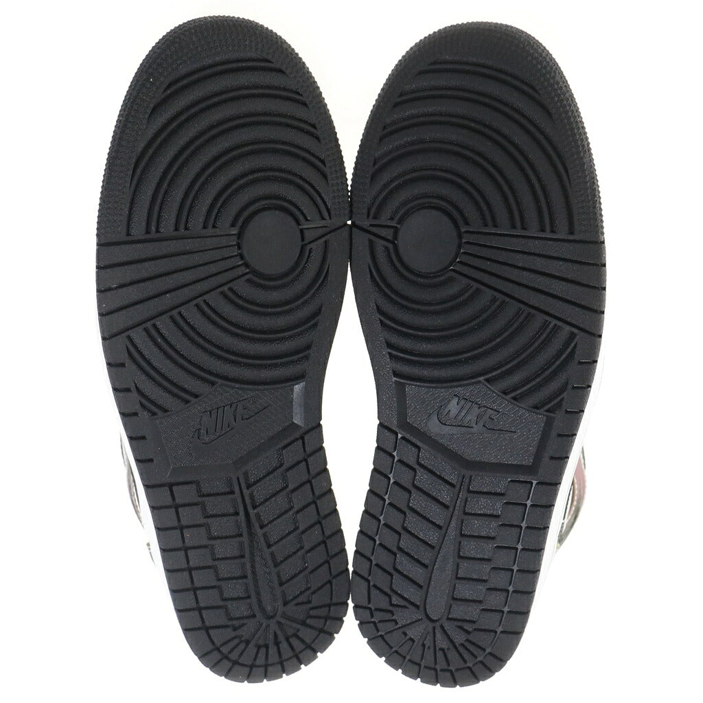 NIKE(ナイキ) AIR JORDAN 1 MID HEAT SENSITIVE PANELS DM7802-100 エアジョーダン1 ヒート センシティブ パネル ハイカットスニーカー ホワイト/ブラック/マルチ US8.5/26.5cm