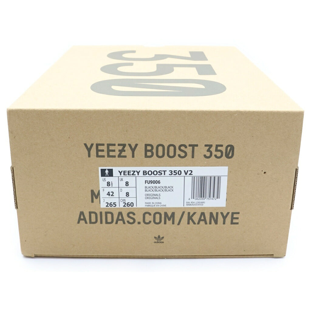adidas(アディダス) YEEZY BOOST 350 V2 FU9006 イージーブースト 350V2 ローカットスニーカー ブラック US8.5/26.5cm